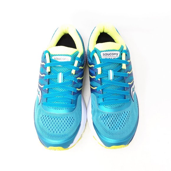 NEW Saucony Omni 16 Teal Citron Stability Running Shoe Sneaker Women's Size 7 US - Picture 8 of 12